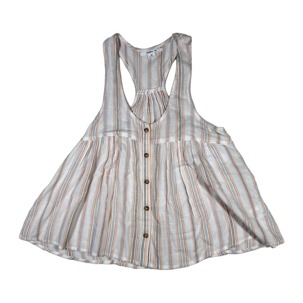 ONeill Striped Racerback Tank‎ Top XS